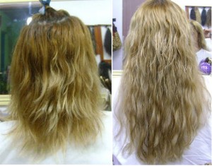 É importante que além de lavar os cabelos com cuidados,  tem que ser bem secado para que a rede não fique úmida e ocorra o risco de estragar o cabelo.
